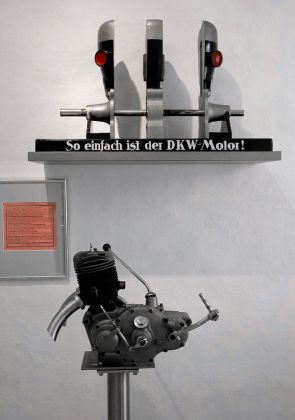 DKW Einzylinder-Zweitakt-Motorradmotor DKW Einzylinder-Zweitakt-Motorradmotor