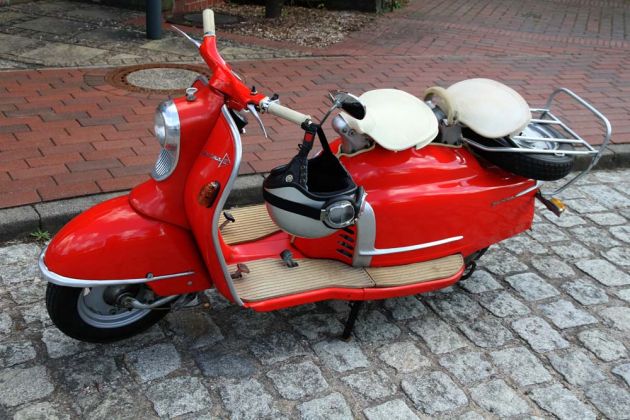 Motorroller Oldtimer - NSU Prima III, Baujahre 1957 bis 1964 - 146 ccm, 7,7 PS Motorroller Oldtimer - NSU Prima III, Baujahre 1957 bis 1964 - 146 ccm, 7,7 PS