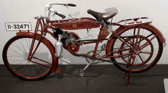 DKW Motorrad-Oldtimer - Reichsfahrt-Modell - Baujahr 1922 - Motorradmuseum Augustusburg