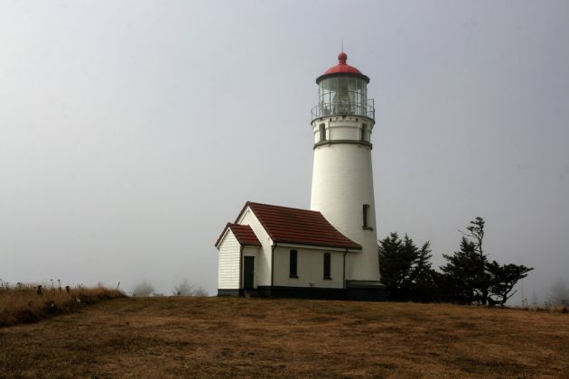 Lighthouse Cape Blanco - Oregon Coast,, Pacific