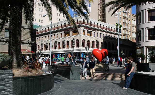 Union Square - Mittelpunkt des City Centers von San Francisco Union Square - Mittelpunkt des City Centers von San Francisco