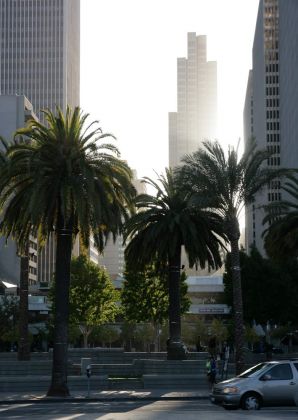 Embarcardero San Francisco und Downtown Hochhäuser Embarcardero San Francisco und Downtown Hochhäuser