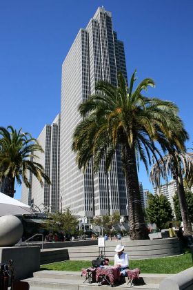 das Four Embarcardero Center an der Justin Herman Plaza das Four Embarcardero Center an der Justin Herman Plaza