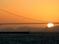 Sonnenuntergang an der Golden Gate Bridge - San Francisco