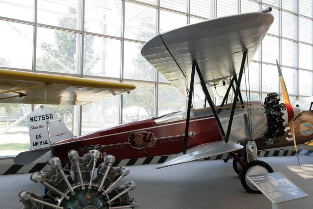 Stearman C-3 B Sport Commercial - Baujahr 1927 - The Museum of Flight, Boeing Field, Seattle, USA