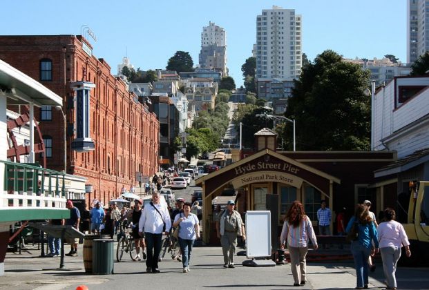 Hyde Street Pier, Maritime National Historic Park - Fishermans Wharf, San Francisco Hyde Street Pier, Maritime National Historic Park - Fishermans Wharf, San Francisco