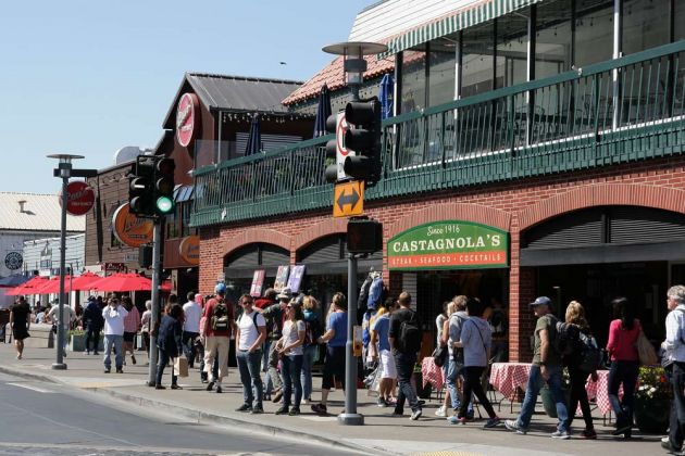 Beach Street, Fishermans Wharf - San Francisco Beach Street, Fishermans Wharf - San Francisco