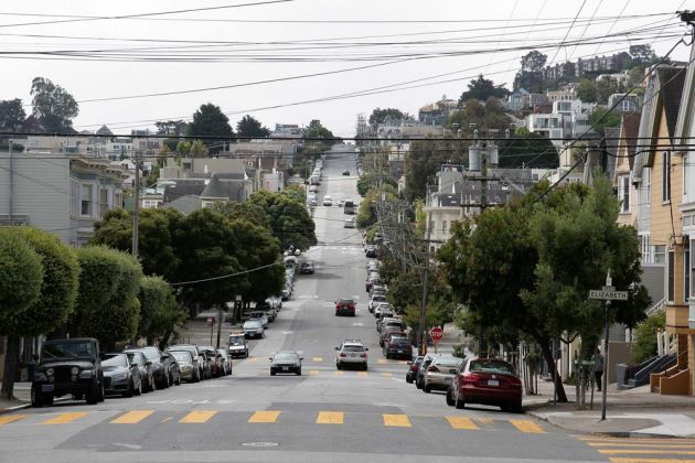 Wohnstrasse in Castro - San Francisco Wohnstrasse in Castro - San Francisco