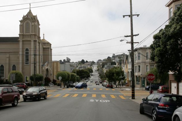 Diamond Street in Castro - San Francisco
