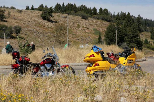 View Point am Beaver Mountain auf den Bear Lake - Logan Canyon Scenic Byway View Point am Beaver Mountain auf den Bear Lake - Logan Canyon Scenic Byway