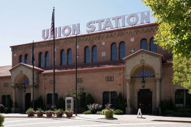 Union Station - der historische Bahnhof von Ogden mit dem Utah State Railroad Museum