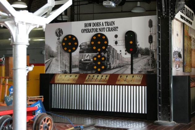 Utah State Railroad Museum in der historischen Union Station von Ogden Utah State Railroad Museum in der historischen Union Station von Ogden