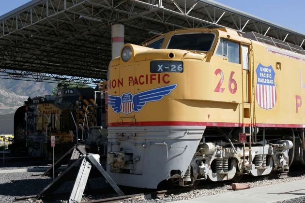 Union Pacific Super Turbine Lokomotive X 26 - Utah State Railroad Museum