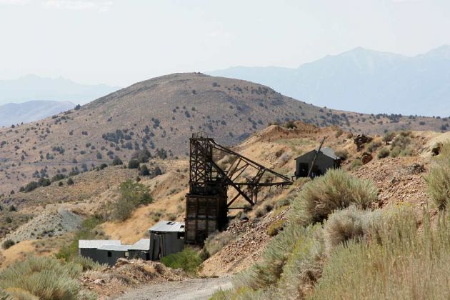 Gold Hill, Nevada - alte Goldmine