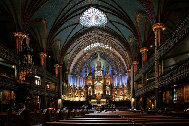 Montreal, Quebec - in der Basilique Notre-Dame Montreal
