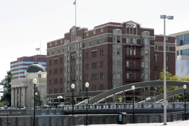 Downtown Reno, Nevada - Riverside and District Court Downtown Reno, Nevada - Riverside and District Court