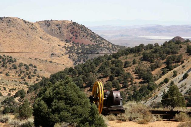 Berge und Wüste bei Virginia City, Nevada Berge und Wüste bei Virginia City, Nevada