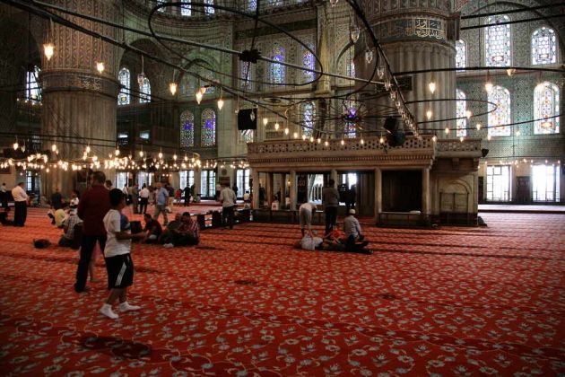 Blaue Moschee, Innenansicht - Sultan Ahmet Camii, Istanbul