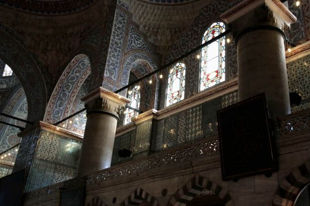 Die Blaue Moschee, Innenansicht - Sultan Ahmet Camii, Istanbul Die Blaue Moschee, Innenansicht - Sultan Ahmet Camii, Istanbul