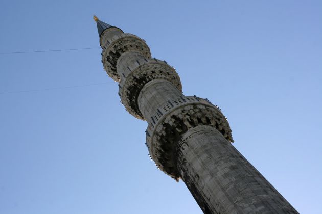 Minarett der Blauen Moschee - Sultan Ahmet Camii, Istanbul