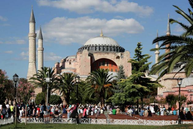 Sultan Ahmet Park und Hagia Sophia - Ayasofya, Istanbul Sultan Ahmet Park und Hagia Sophia - Ayasofya, Istanbul
