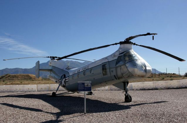 Piasecki / Vertol H 21 C Workhorse, die fliegende Banane - Hill Aerospace Museum, Utah