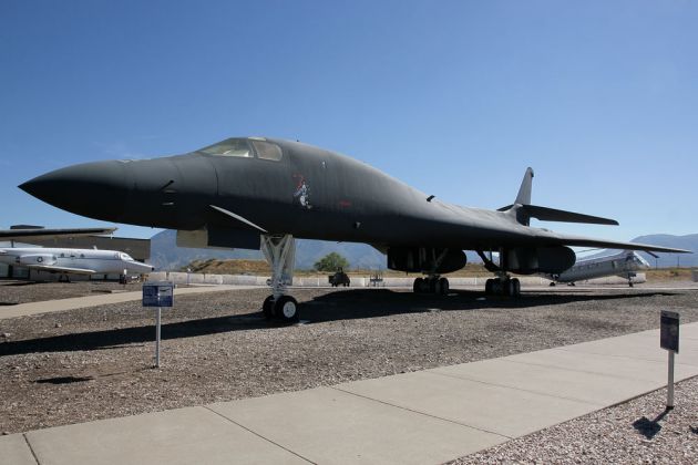 Boeing B-1 B Lancer, überschallschneller, strategischer Langstreckenbomber - Hill Aerospace Museum, Utah