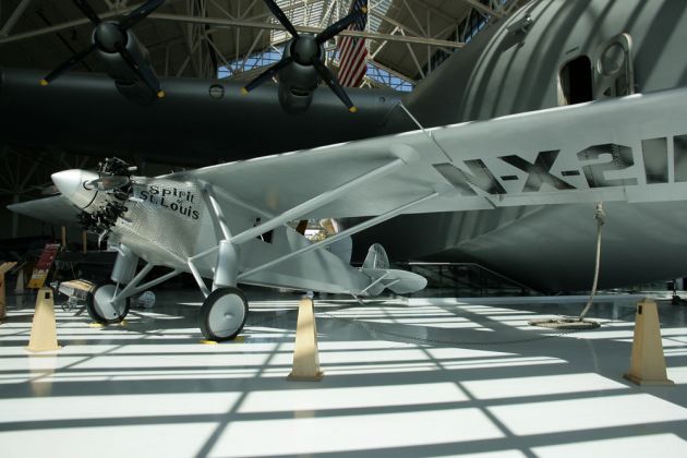 Die Spirit of St. Louis - Replca der Maschine von Charles Lindbergh