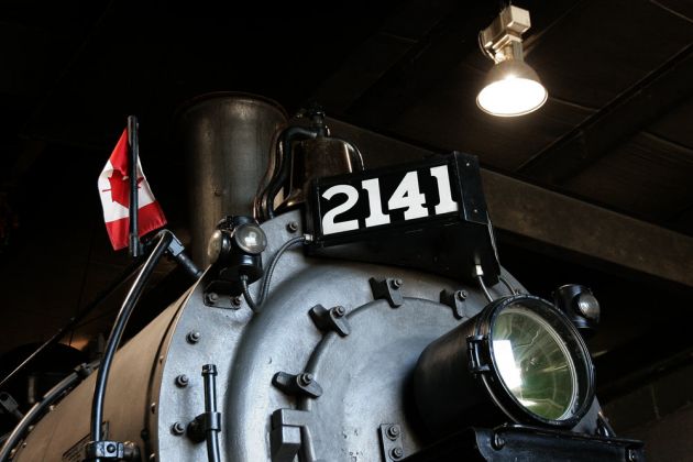  Spirit of Kamloops - die ölgefeuerte Dampflok 2141 des Baujahres 1912 - Kamloops Heritage Railway