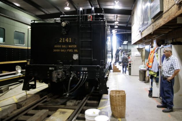 Spirit of Kamloops - die ölgefeuerte Dampflok 2141 des Baujahres 1912 - Kamloops Heritage Railway Spirit of Kamloops - die ölgefeuerte Dampflok 2141 des Baujahres 1912 - Kamloops Heritage Railway