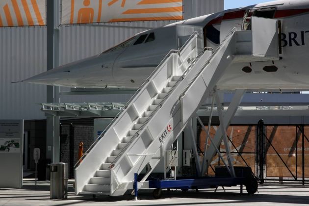 Die Concorde - vorderer Eingang Die Concorde - vorderer Eingang