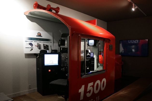 Revelstoke Railway Museum - Simulator Diesellok