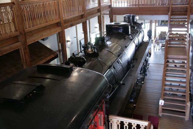 Revelstoke Railway Museum - Dampflok P-2k Mikado der Canadian Pacific Railway No. 5468 Revelstoke Railway Museum - Dampflok P-2k Mikado der Canadian Pacific Railway No. 5468