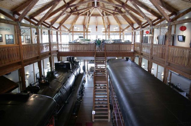 Revelstoke Railway Museum - Dampflok P-2k Mikado der Canadian Pacific Railway No. 5468 Revelstoke Railway Museum - Dampflok P-2k Mikado der Canadian Pacific Railway No. 5468
