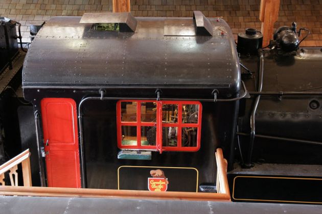 Revelstoke Railway Museum - Dampflok P-2k Mikado der Canadian Pacific Railway No. 5468 Revelstoke Railway Museum - Dampflok P-2k Mikado der Canadian Pacific Railway No. 5468