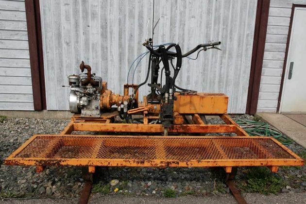 Revelstoke Railway Museum - Draisine im Aussengelände Revelstoke Railway Museum - Draisine im Aussengelände