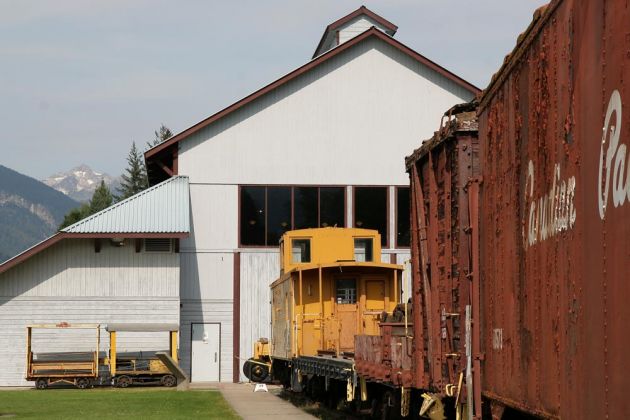 Revelstoke Railway Museum - Museum und Aussengelände Revelstoke Railway Museum - Museum und Aussengelände