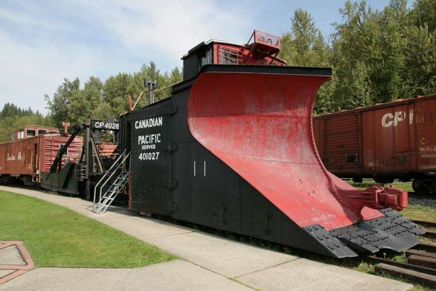 Revelstoke Railway Museum - Schneepflug Revelstoke Railway Museum - Schneepflug