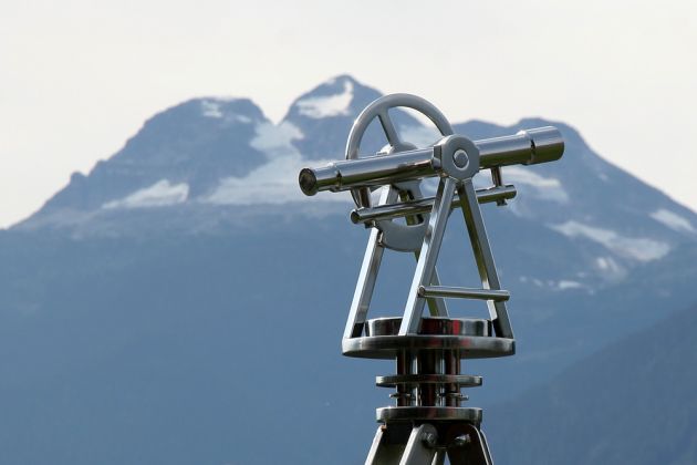 Revelstoke Railway Museum - Denkmal der Landvermesser Revelstoke Railway Museum - Denkmal der Landvermesser