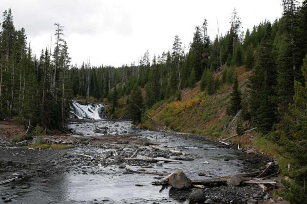 Yellowstone National Park - Lewis Falls Yellowstone National Park - Lewis Falls