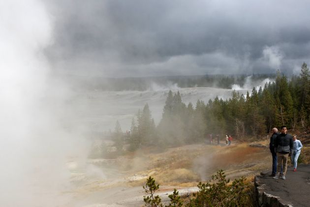 Yellowstone National Park - Norris Geyser Basin Yellowstone National Park - Norris Geyser Basin