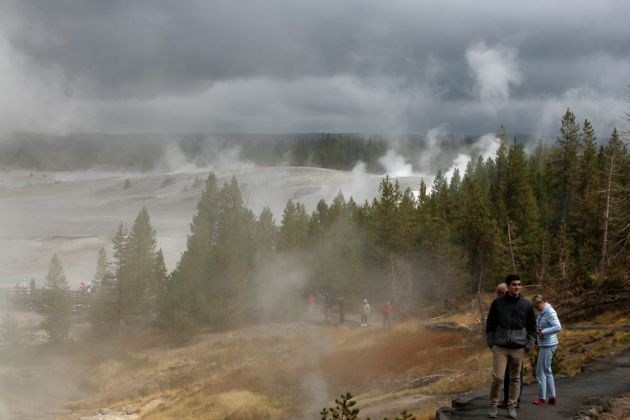 Yellowstone National Park - Norris Geyser Basin Yellowstone National Park - Norris Geyser Basin