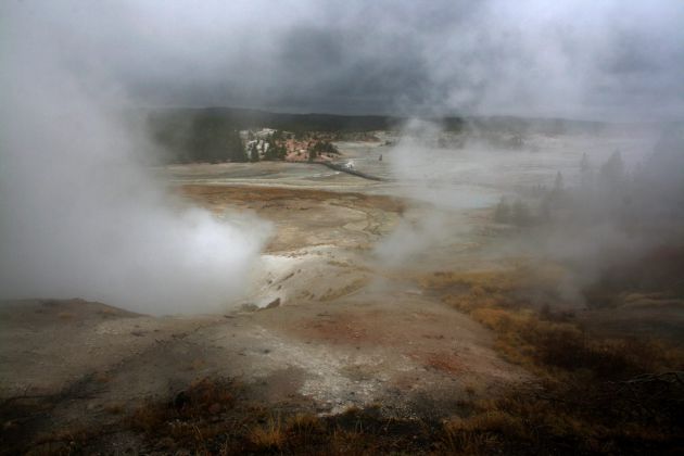 Yellowstone National Park - Norris Geyser Basin Yellowstone National Park - Norris Geyser Basin