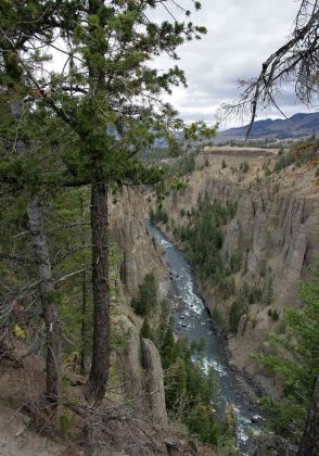 Yellowstone National Park - Ausblick vom Yellowstone River Overlook Yellowstone National Park - Ausblick vom Yellowstone River Overlook