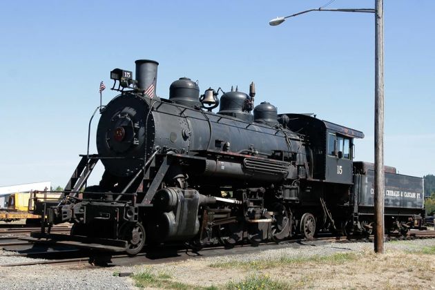 Dampflok No. 15 - Baldwin 282, 2-8-2 Mikado - Baujahr 1916 Dampflok No. 15 - Baldwin 282, 2-8-2 Mikado - Baujahr 1916