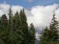 Mount Rainier - Gipfel in den Wolken - National Park Highway