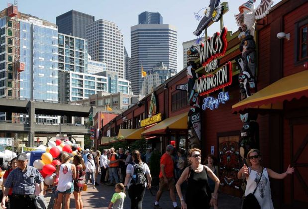 Miner's Landing, Pier 57 - Seattle Waterfront Miner's Landing, Pier 57 - Seattle Waterfront