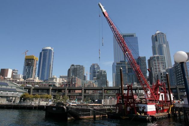 Seattle Waterfront - zwischen Pier 57 und Pier 59 Seattle Waterfront - zwischen Pier 57 und Pier 59