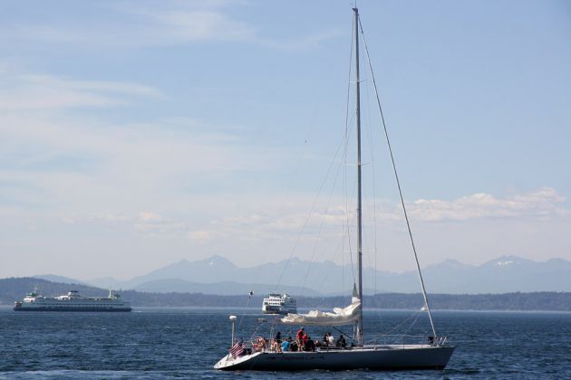 Segeltörns auf der Elliott Bay Segeltörns auf der Elliott Bay