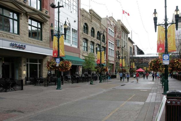 Downtown Calgary - Fussgängerzone 8th Avenue